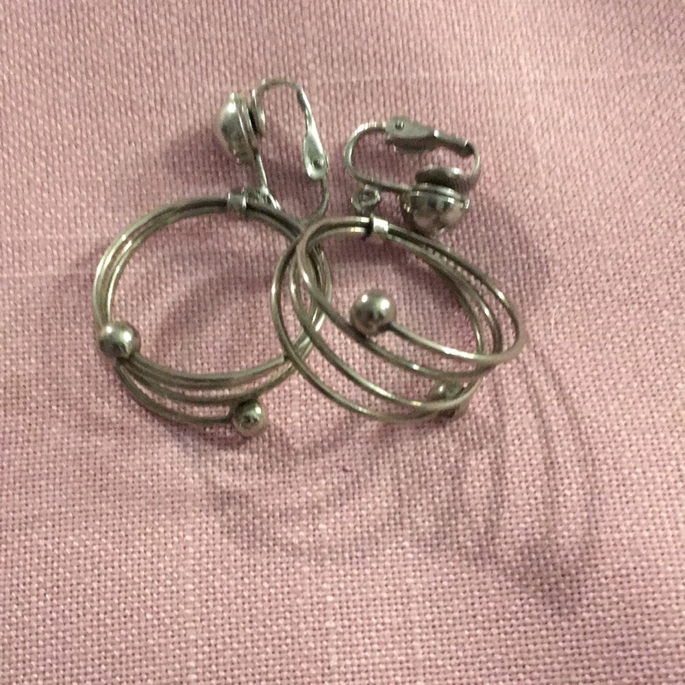 Vintage Clip on Dangle Earrings (D)